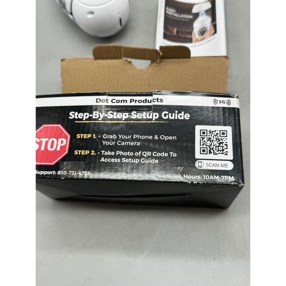 Dot Com Products Light Socket Security Camera SG Easy Installation & Manual READ - Picture 5 of 5